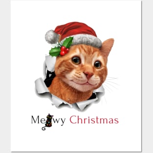 MEOWY CHRISTMAS Posters and Art